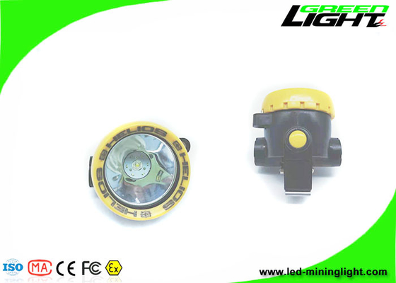 IP67 Tahan Air Isi Ulang Penambang Headlamp ABS PC 5000Lux Cordless Cap Lamp untuk Bawah Tanah