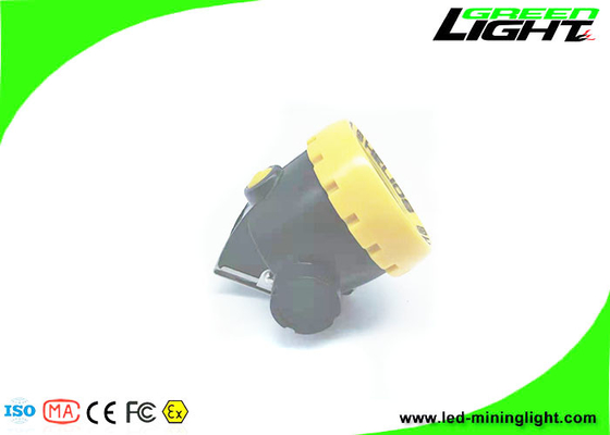 IP67 Tahan Air Isi Ulang Penambang Headlamp ABS PC 5000Lux Cordless Cap Lamp untuk Bawah Tanah