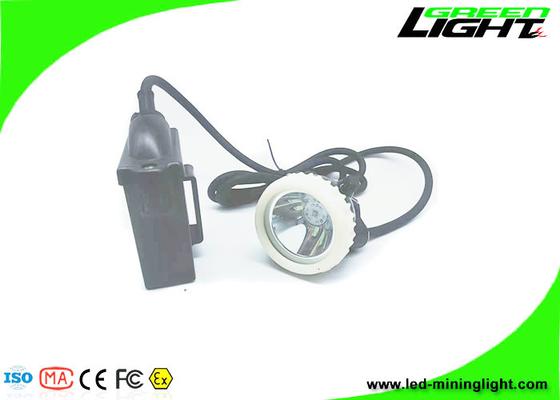 10000Lux LED Miners Cap Lamp Baterai Lithium Isi Ulang 1.67W 6600mAh ABS PC Tahan Air