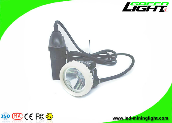 10000Lux LED Miners Cap Lamp Baterai Lithium Isi Ulang 1.67W 6600mAh ABS PC Tahan Air
