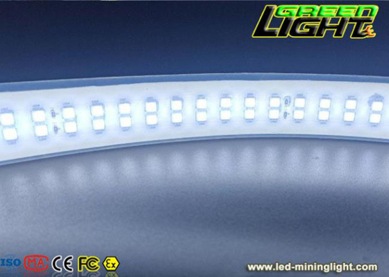 2230lum/m Silicone Led Strip Light Double Row DC36V/AC110V/220V SMD5050 30W/M Warna Putih