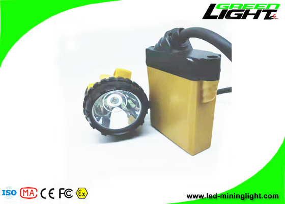 25000Lux 10.4Ah Corded Mining Cap Lamp Lampu Penambang Bawah Tanah Aluminium Lighting Cup