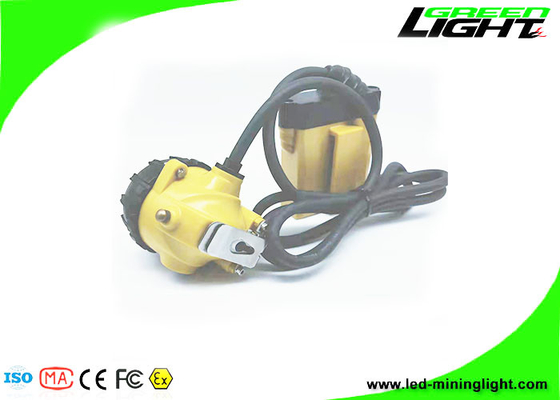 25000Lux 10.4Ah Corded Mining Cap Lamp Lampu Penambang Bawah Tanah Aluminium Lighting Cup