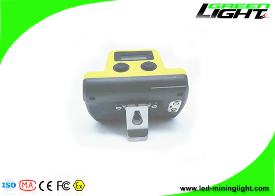 Layar OLED 18000 Lux LED Mining Cap Lights Explosion Proof 6.8Ah Cordless Rechargeable Miners Headlight