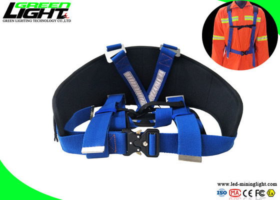 Sabuk Penambangan Batubara Ringan Dengan Perlindungan Pinggang Bahu Harness Pertambangan Nyaman