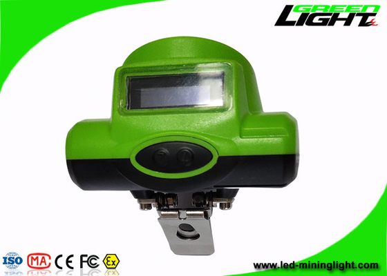 Portable Coal Mining Headlamp 13000 LUX Lampu Tutup Penambangan Isi Ulang Dengan Layar OLED Pengisian Daya USB Magnetik