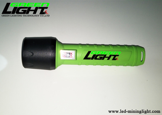 Tahan Air Isi Ulang Led Senter Penambang Keamanan Warna Hijau 12000LUX