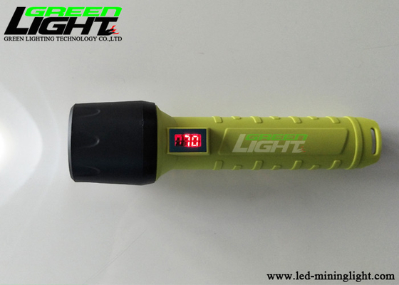 8 Jam Senter Led Ringan Kuning Body Shell ABS Tahan Benturan
