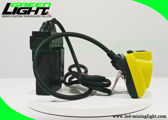 Safety Miner Cap Lamp 13.6Ah Baterai Isi Ulang Panasonic 4.07W 1100mA 530LUM