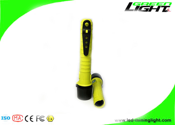 IP68 Explosion Proof LED Senter CREE LED 10W 4.4Ah Sorotan Lampu Obor Isi Ulang untuk Perburuan Tambang Bawah Tanah