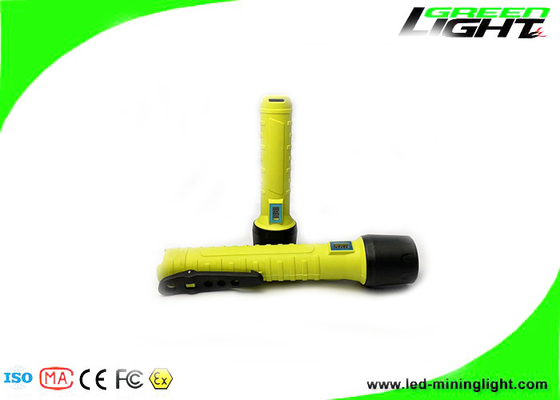 IP68 Explosion Proof LED Senter CREE LED 10W 4.4Ah Sorotan Lampu Obor Isi Ulang untuk Perburuan Tambang Bawah Tanah