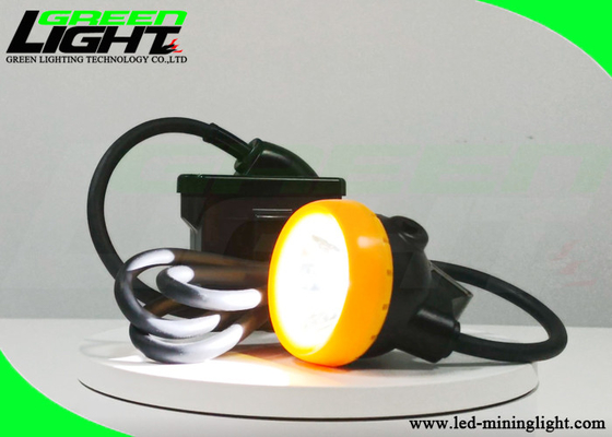 6.6Ah Baterai Lithium Isi Ulang Lampu Penambangan Batubara Led Mining Cap Lamp