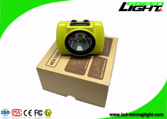 18000lux Cordless LED Mining Lights 6800mAh Isi Ulang Panasonic IP68 Waterproof USB Charging Miner Headlamp