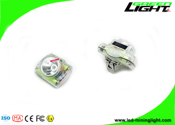 13000 Lux IP68 Cordless Mining Lights Explosion Proof Miners Headlights OLED untuk Waktu Baterai Tampilan Logo Untuk Topi Keras