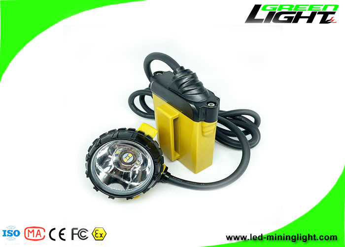 25000 Lux Mining Cap Lamp IP68 Tahan Air Aluminium SAMSUNG Baterai LED Isi Ulang Headlamp Anti-statis