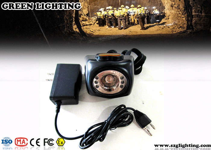 Lampu Topi Keras Tanpa Kabel dengan Layar LCD Black Classic Mining Headlamp