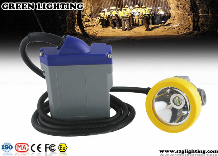 Lampu Led Penambangan Anti Peledak 1.67W Daya Baterai Li-Ion Isi Ulang 6.6Ah