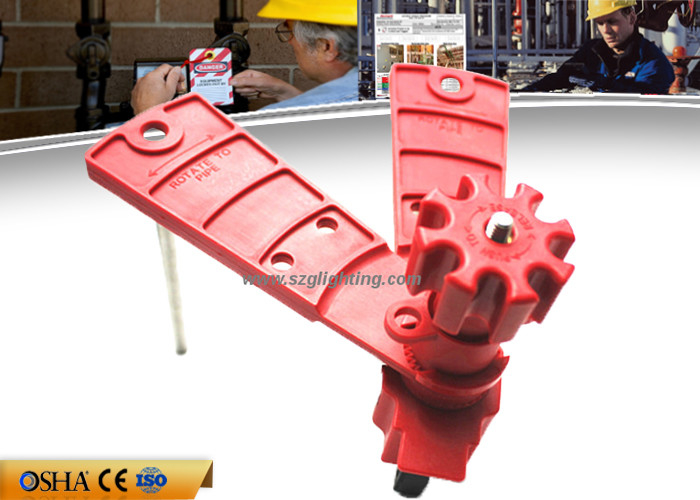 Two Arms Valve Lock Out Cocok 3/4/5 Way Valves 25 Mm - 40 Mm Ukuran