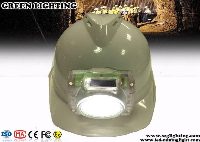 IP68 Cordless Cap Lamp Mining 13000 Lux Brightness 3 Watt Lamp Power