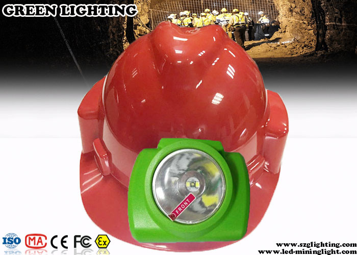 Cordless Miner Cap Lamp Dirancang Untuk Lampu Depan Led Isi Ulang Luar Ruangan