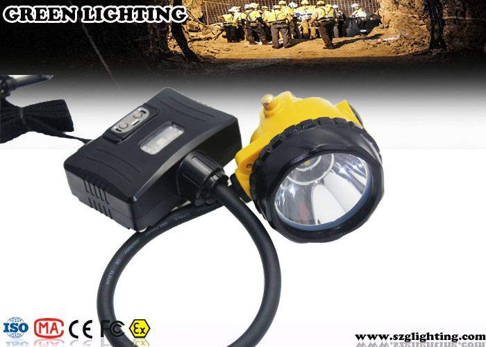 Lampu Penambang Led Semi Corded Dengan Lampu Peringatan Belakang, Lampu Penambang 6.8Ah 3.7V