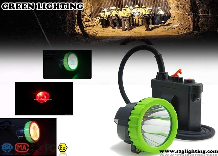 50000 Lux Led Headlamp Isi Ulang, 4 Color Lighting Miners Cap Lamp