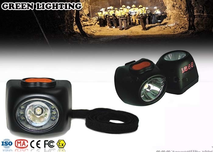 8000lux Digital Cordless RechargeableLed Headlamp Dengan Baterai Li-ion 4.5Ah