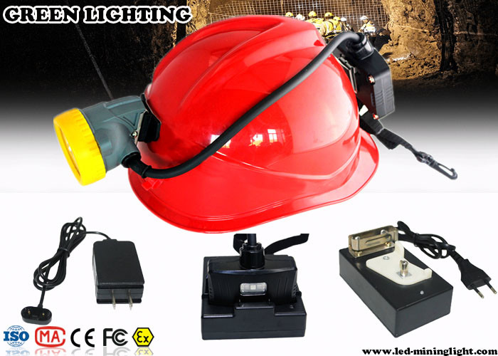 Lampu Utama LED Isi Ulang Semi-Kabel 8000 Lux 1.3W 350 MA Lampu Utama