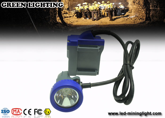kinerja tinggi penutup biru Lampu Topi Tanpa Kabel Lampu Topi Keras kecerahan 4000lux