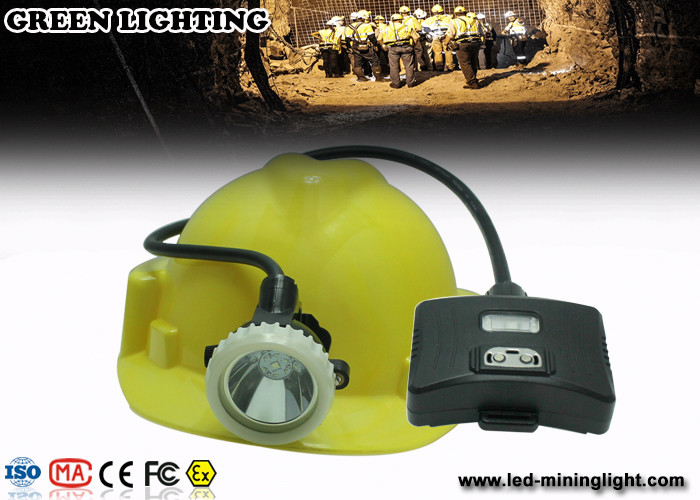 High Power 10000 Lux Superbirght Led Miners Lights / Mining Hard Hat Lights Ringan