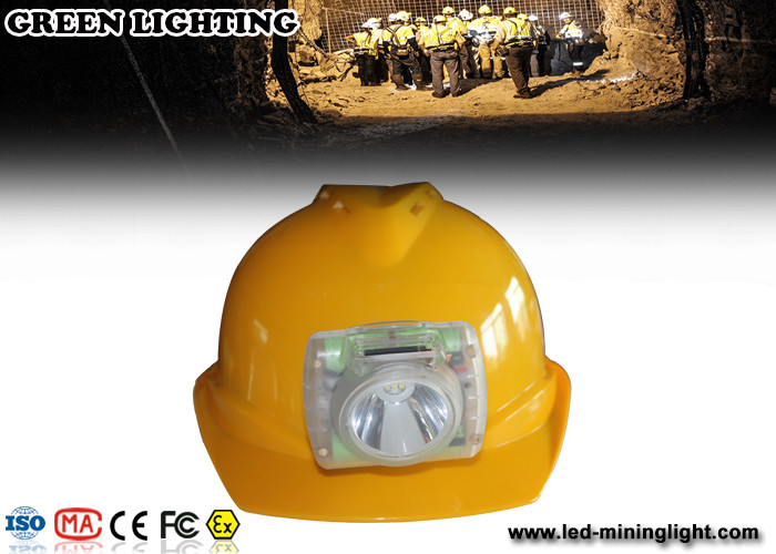 10000 Lux Isi Ulang Lampu Penambangan LED, Layar OLED portabel CREE Led Cap Lamp