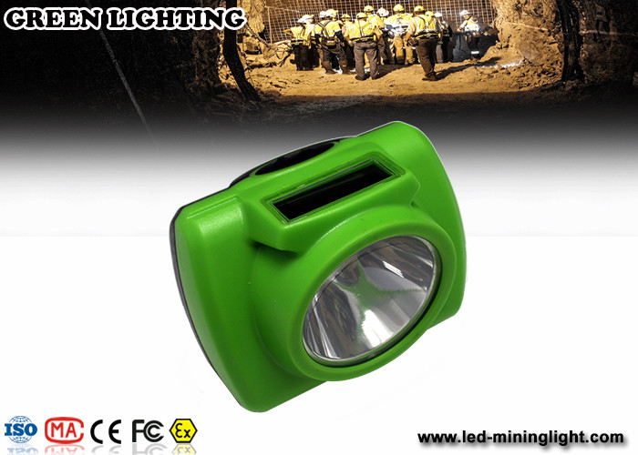 GLC-6A IP68 pengaman tahan air Cordless Led Mining Cap Lamp 6000 Lux 91lum