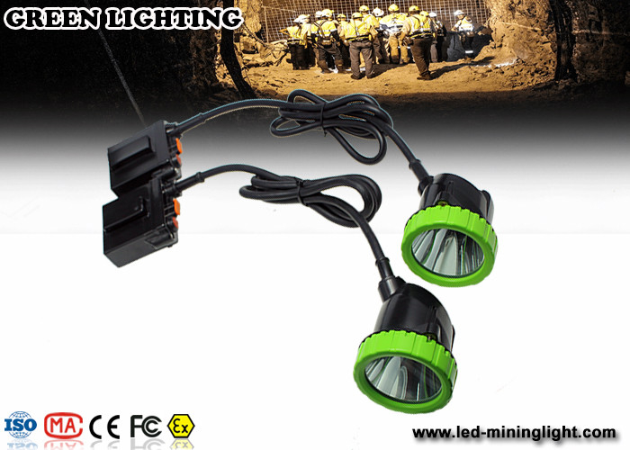Lampu Tutup Tambang Isi Ulang, Lampu Helm Tambang LED Dengan CE, ATEX, EXIBII MI Disetujui