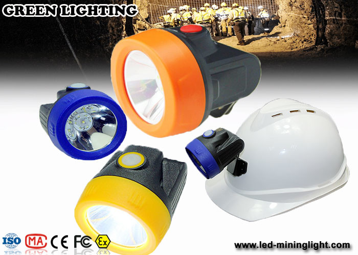 Colorfull Cover LED Miners Headlamp, Staf Pemetaan Bawah Tanah Lampu Penambangan Batubara