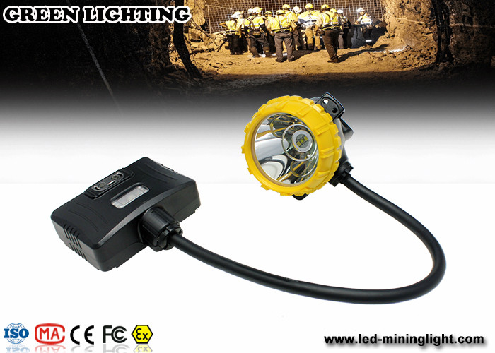 3.7V 450mA Lampu Depan LED Isi Ulang Semi-Cord Helm Mounted