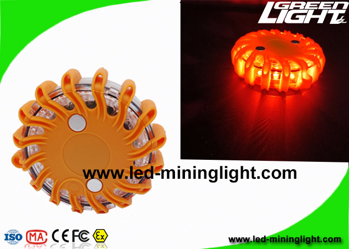FRED Isi Ulang Magnetik Berkedip di Tepi Jalan Peringatan Darurat LED Flare dengan Tahan Benturan Tahan Air