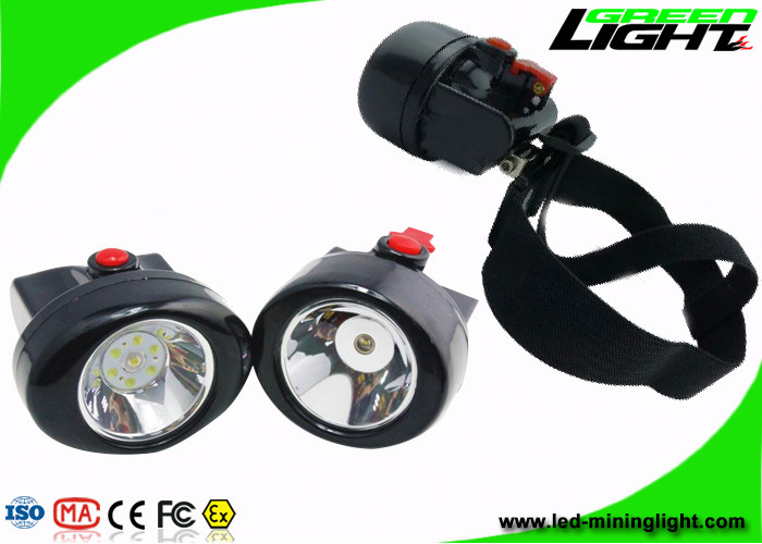 2.8 Ah Cordless LED Headlamp Isi Ulang, Waktu Kerja Panjang Penambang Cap Lamp