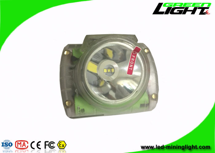 IP68 Waterproof LED Mining Light 6.4Ah Kapasitas Baterai Dengan Warna Transparan