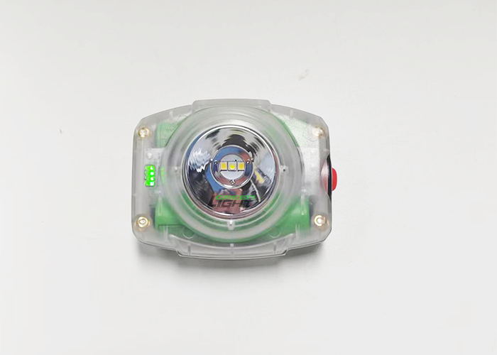 Lampu Kepala Penambang Mini yang Kuat 3.5Ah 13000lux Lampu Helm Penambang Bawah Tanah Lampu Topi Penambang 149g