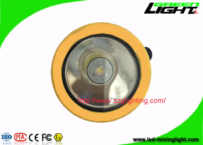 4000lux IP68 tahan air Orange / Black LED Mining Light 1000 Siklus Seumur Hidup Untuk Pemadaman Kebakaran / Galangan Kapal