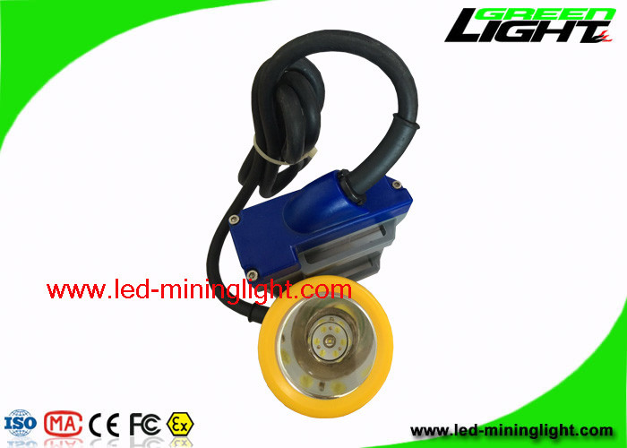 Ringan LED Miners Light IP68 tahan air 15000lux High Brigtness Miners Helmet Light