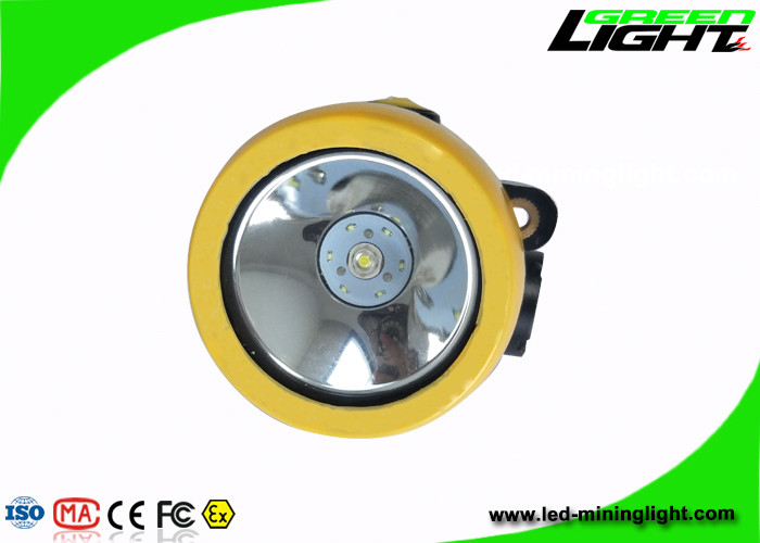 4000lux LED Mining Light 3.7V Nilai Tegangan 191g Berat Dengan Pengisi Daya Tunggal