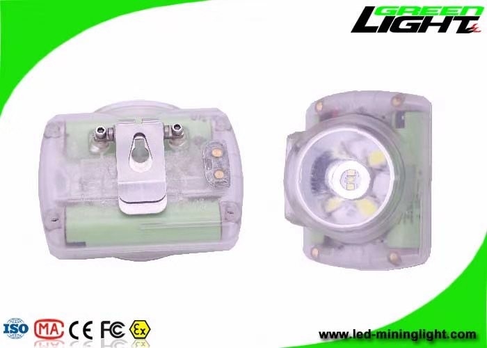 Lampu Topi Tambang LED Warna Disesuaikan 232lum Bercahaya Dengan Layar OLED