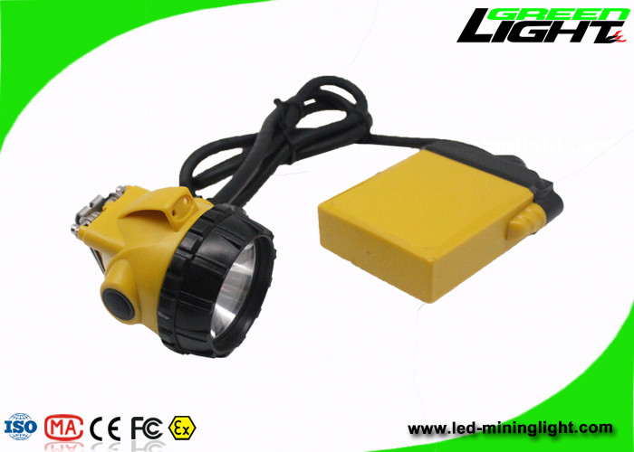 25000 Lux High Beam Corded Led Mining Headlamp Anti Explosive IP68 Waterproof