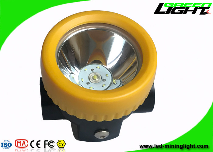 Lampu Tambang Tanpa Kabel LED Bukti Air Warna Kuning / Hitam Bahan ABS 4000 Lux