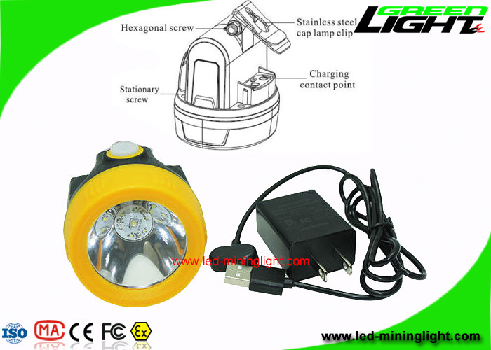 Lampu Pertambangan Tanpa Kabel Kecerahan Tinggi, Cadangan Msha Disetujui Dengan Pengisi Daya USB