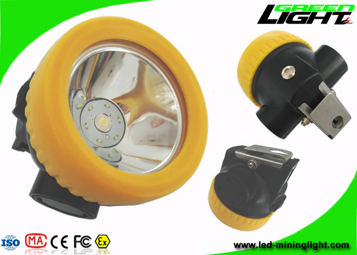 Lampu Cap Lampu Tambang Tanpa Kabel Ringan 5000lux IP68 Baterai Lithium Tahan Air