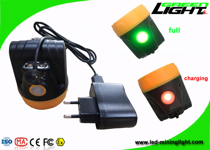 3.7V Lampu LED Topi Keras Isi Ulang, Lampu Penambang Cap Bahan ABS Tanpa Kabel