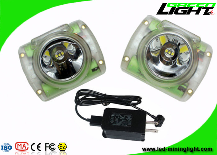 Ukuran Kecil Lampu Penambangan LED Isi Ulang Bahan PC 13000lux 14-16hrs Waktu Kerja