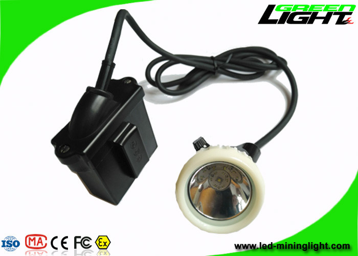Lampu Cap Penambang Bawah Tanah Berkabel Led Bawah Tanah Keamanan Anti Peledak 6.6Ah 1.67W 10000Lux
